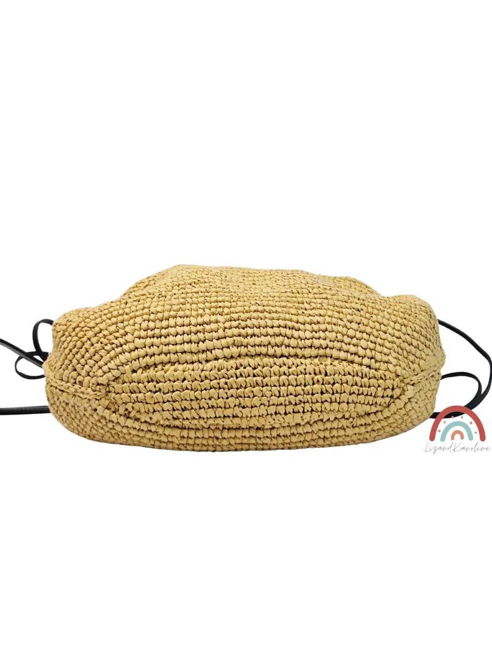 Madewell The Camren Gathered Shoulder Bag in Natural Straw and Leather Trim - Picture 9 of 16